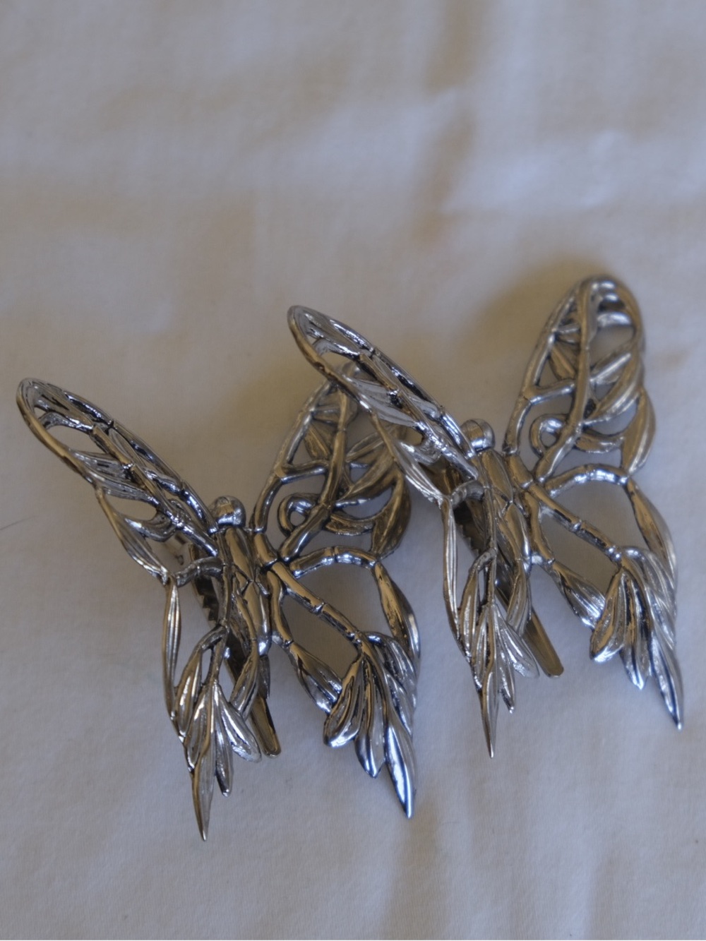 vintage john hardy silver butterfly clips - Picture 2 of 6